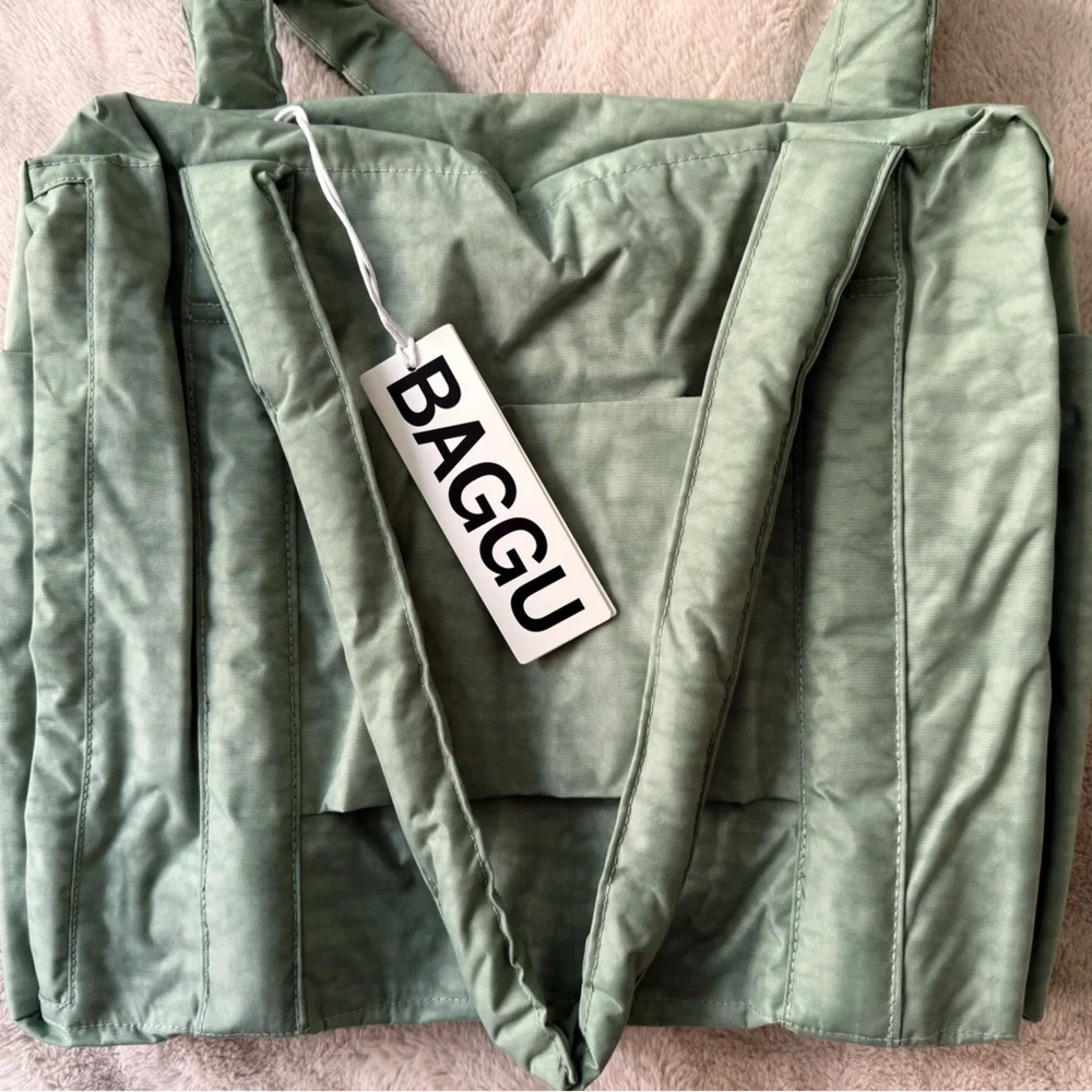NWT BAGGU Small Cloud Carry-On Bag Seafoam - Picture 7 of 14